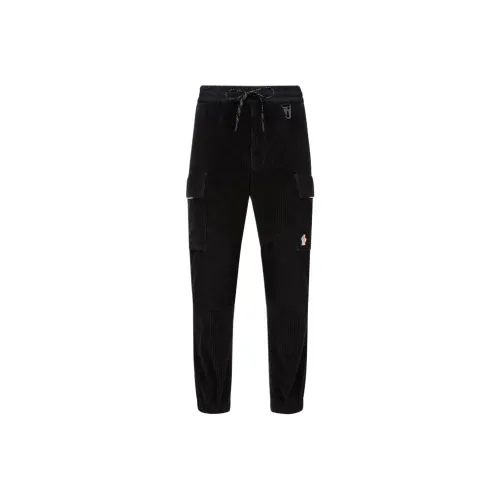 Moncler Grenoble Вязаные Спортивные Штаны Мужские Черные