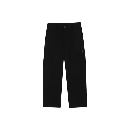 DAVID NAMAN Черные Мужские Повседневные Штаны