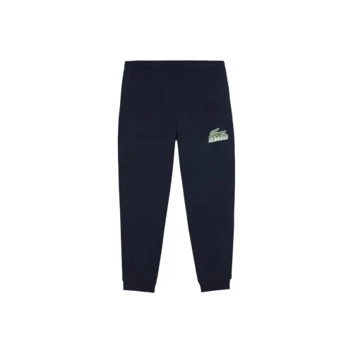 Вязаные тренировочные брюки LACOSTE Collaboration Мужские Морской синий