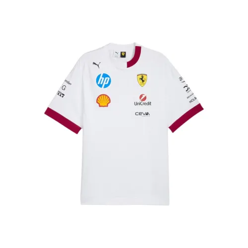 PUMA SCUDERIA Белая Мужская Футболка