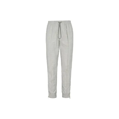 FENDI Gray Men's Casual Pants FENDI Серый Мужские Повседневные Брюки
