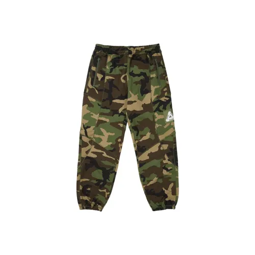 PALACE SS24 BONDED Шерпа Jogger CAMO Вязаные Спортивные Штаны Унисекс Камуфляж
