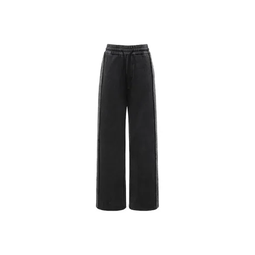 FENG CHEN WANG D.Desirable Co Branded Модель Черный Унисекс Вязаные Тренировочные брюки