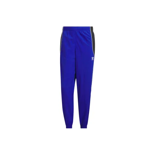 Adidas Originals Adicolor Motorcore Tracksuit Bottoms Вязаные тренировочные штаны Мужские Королевский синий Белый
