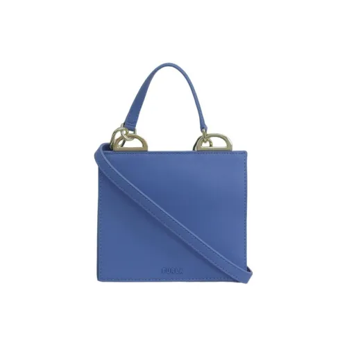 Furla Linea Futura Кожа Одно Плечо Сумка Мини Женская Синяя