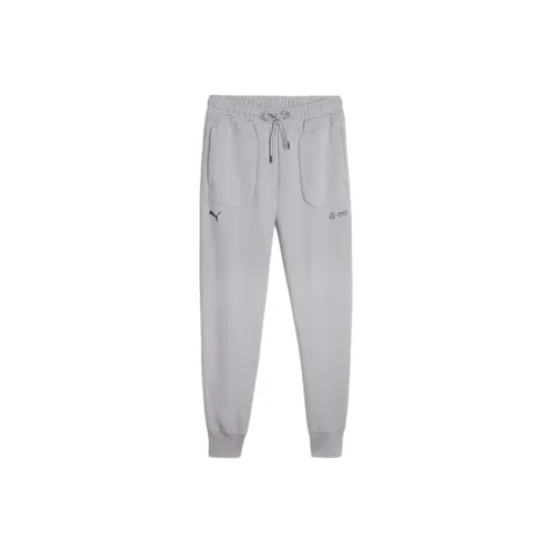 PUMA Jogging Вязаные Тренировочные Штаны Мужские Команда Серебряный