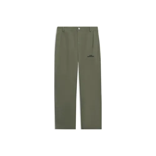 LINING Скейтборд Повседневные брюки Мужские Армейский зеленый