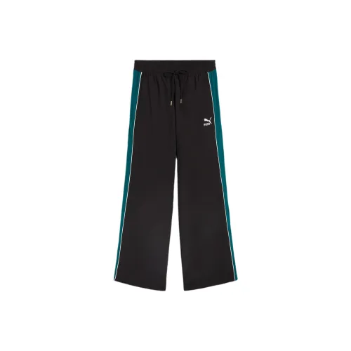 PUMA SS24 PLAY LOUD T7 Series Вязаные Тренировочные Штаны Унисекс Черные