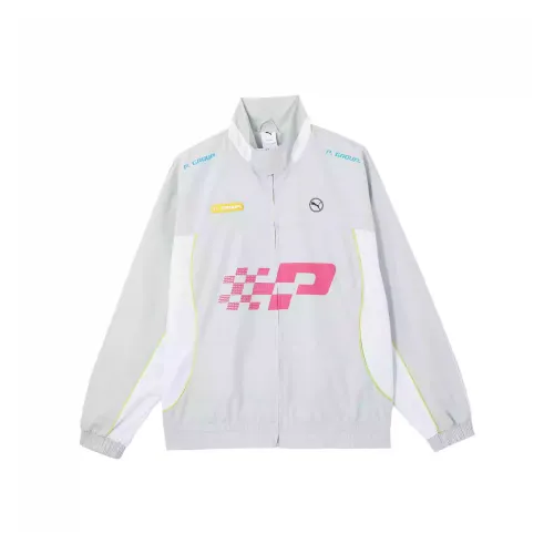 PUMA Ткани вязаные Куртки Пальто Унисекс Серый