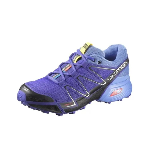 SALOMON Speedcross Vario Slip-Resistant Abrasion-Resistant Low Top Hiking Shoes Women's Purple SALOMON Speedcross Vario Противоскользящий устойчивый к истиранию низкий топ походная обувь женский фиолетовый