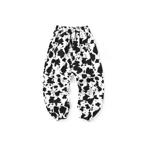 XXGOGO Повседневные брюки Унисекс Черный Белый