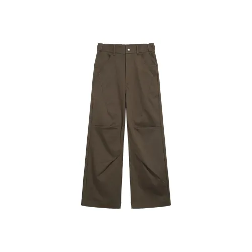 Silente Повседневные брюки Унисекс Темно-коричневый