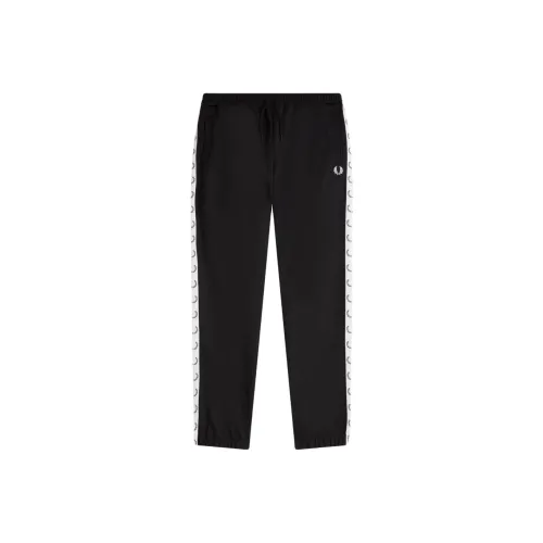 FRED PERRY Мужские Повседневные Брюки Черные