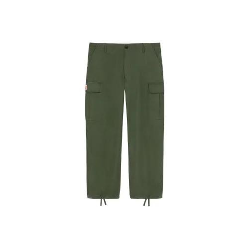 KENZO Army Green Мужские Повседневные Штаны