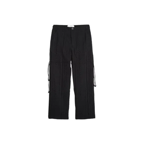 Song for the Mute co-brand Черные Мужские Повседневные Брюки