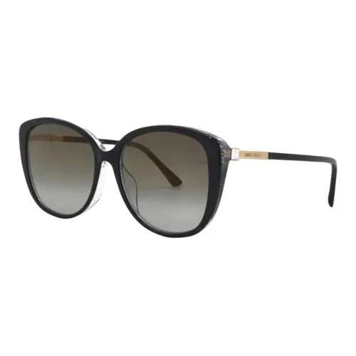 Jimmy Choo Ацетат Нерегулярной Формы Солнцезащитные Очки Женские Черные
