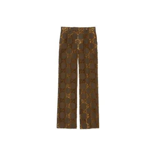 GUCCI Khaki Мужские Повседневные Штаны