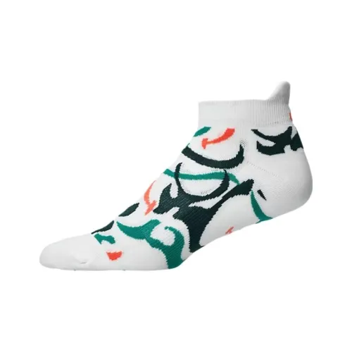 Asics SINGLE TAB 1 Pack Bright White Rain Lake Men's Socks