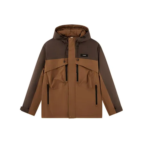 QIAODAN Dry Тренчкот Мужской Темный цвет сандала Коричневый Sudan Коричневый