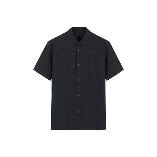 DAVID NAMAN Рубашка Мужская Темно-синяя