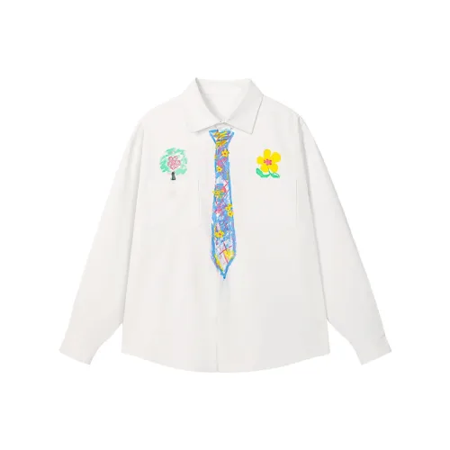 HANLICHEN Белая унисекс рубашка