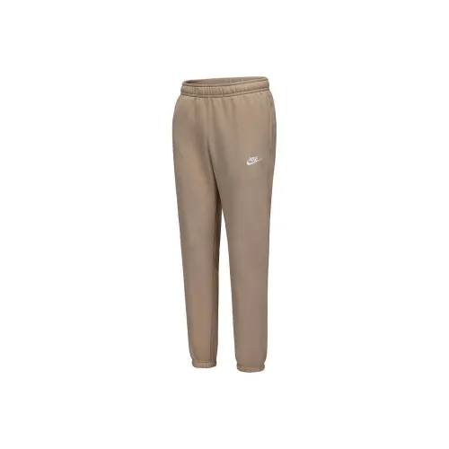 Nike Вязаные тренировочные штаны мужские коричневые