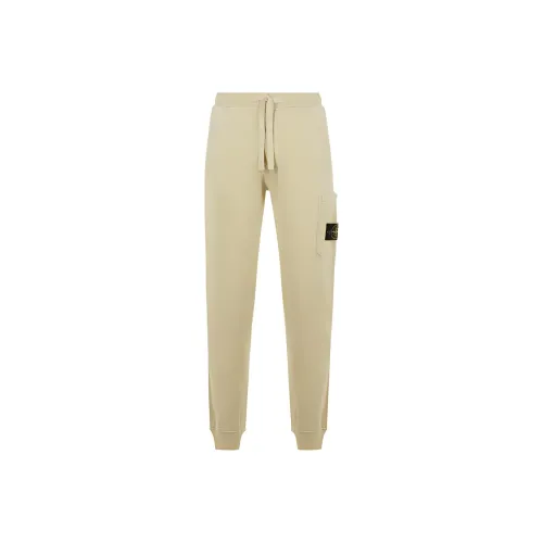 Stone Island Бежевые Мужские Вязаные Спортивные Штаны