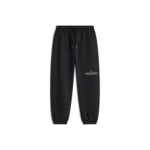 LINING Черные Мужские Вязаные Спортивные Штаны