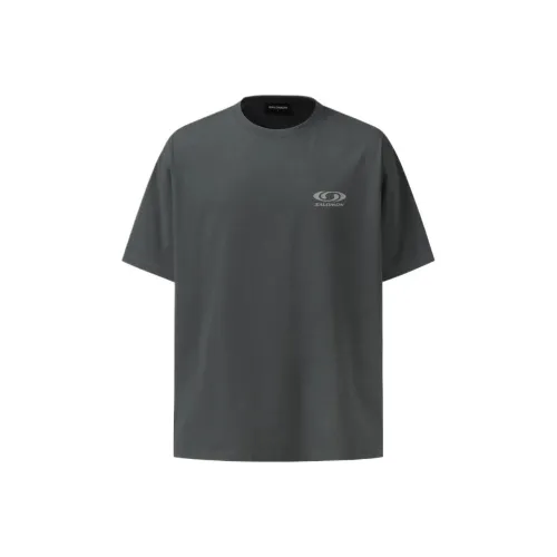 SALOMON UNI SS25 LINK T-Shirt Unisex Gray