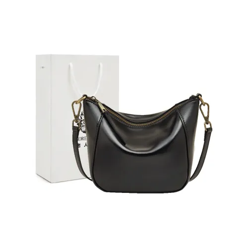 Old Man's Head Сумка через плечо из натуральной коровьей кожи стандартная женская черная белая лимонная хаки