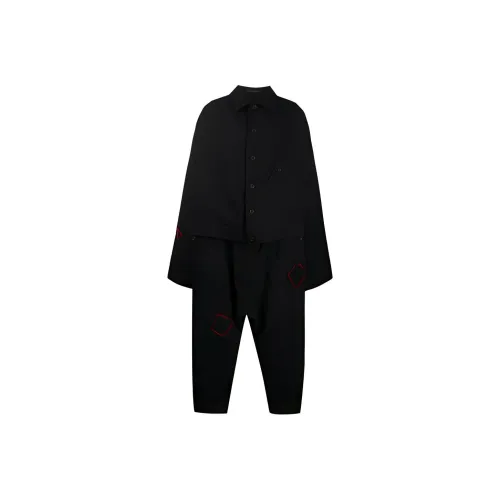 Yohji Yamamoto Черные Мужские Комбинезоны