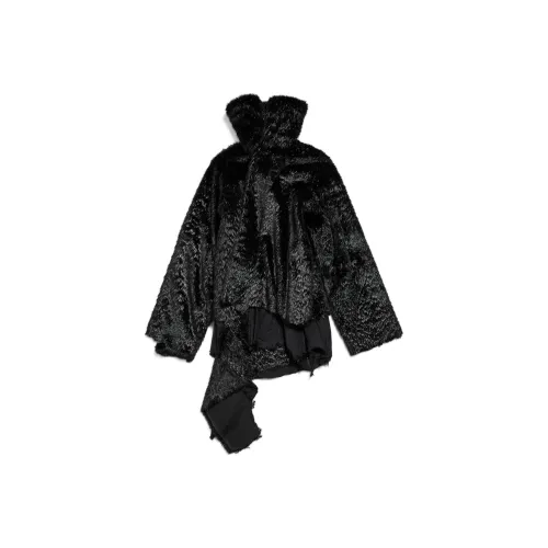 Balenciaga FW24 Куртки и Пальто Свободный крой Унисекс Черный