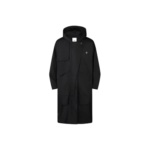 GUUKA TECH Тренч Унисекс Черный