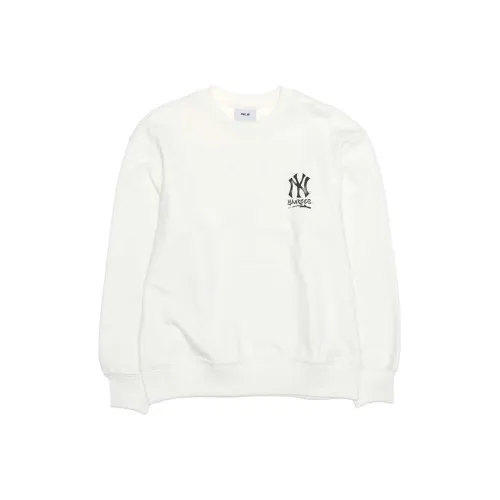MLB Base Logo New York Yankees Свитшот Унисекс Кремовый