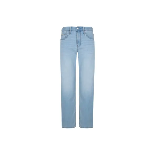 Calvin Klein SS25 1AA Джинсовый Светло-Синий Мужские Джинсы