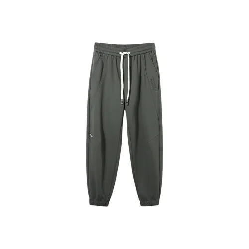 The Legend Of The Cloth Повседневные брюки Свободный крой Straight Нога Спортивные брюки с эластичным манжетом Мужские