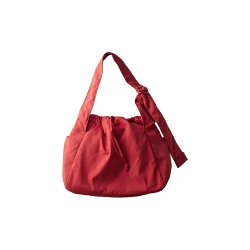 UNIQLO C Collection Полиэстер Плечо Сумка Унисекс Кораллово-Красный