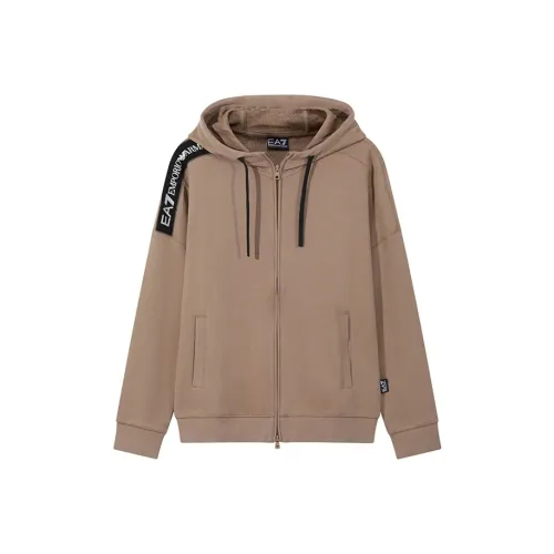 EMPORIO ARMANI EA7 Свитшот Мужской Светлый Умбра