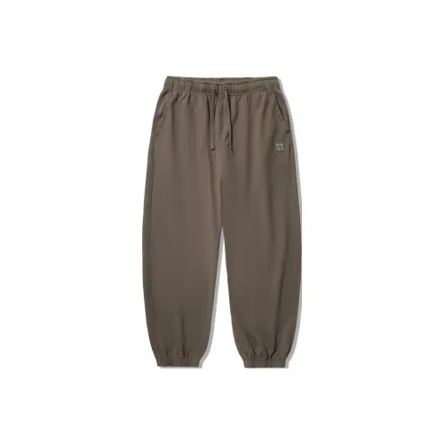 LINING Vital series Вязаные тренировочные брюки мужские шоколадно-коричневые