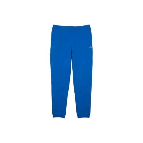 LACOSTE Вязаные тренировочные брюки мужские синие