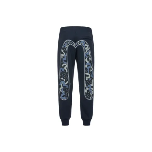 EVISU Повседневные брюки Мужские Темно-синие