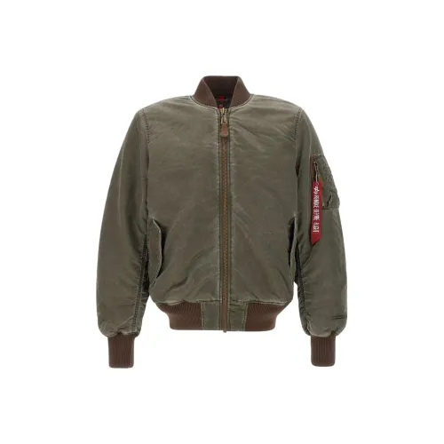 Alpha Industries Пуховая куртка Мужская Зеленая