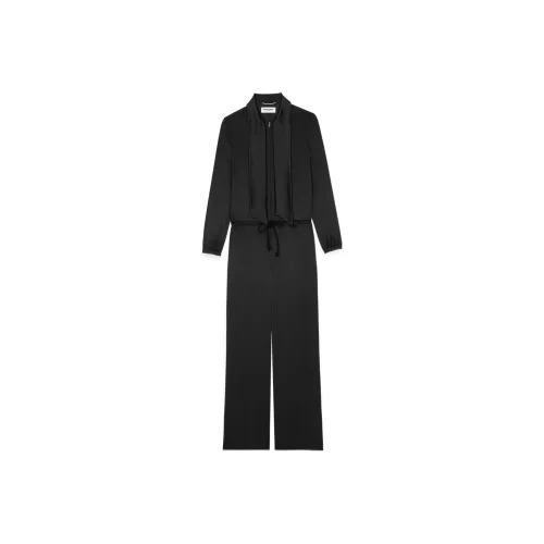 SAINT LAURENT Мужские комбинезоны черного цвета