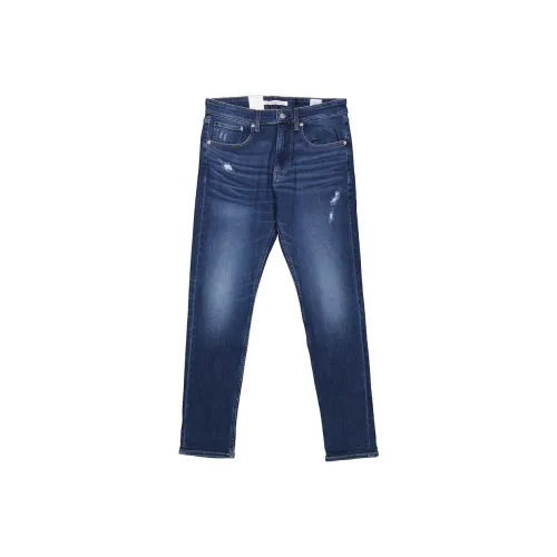 Calvin Klein Blue Men's Jeans Кальвин Кляйн Синий Мужской Джинсы