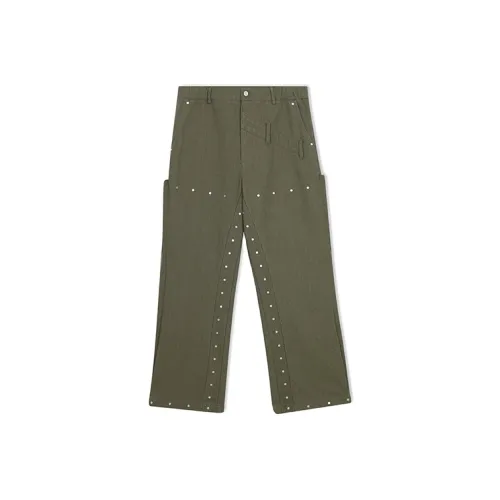 Discover Mental Club Армейский зеленый Унисекс Повседневные брюки