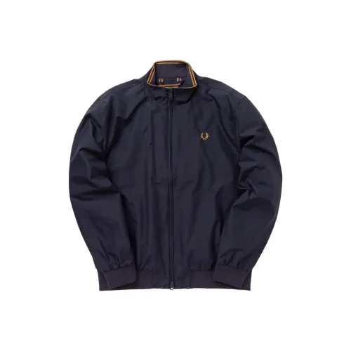 FRED PERRY Морской синий Мужские куртки