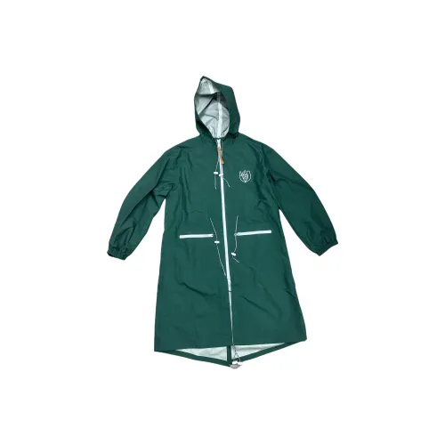 LOEWE Совместное издание Зеленый Мужской Тренч