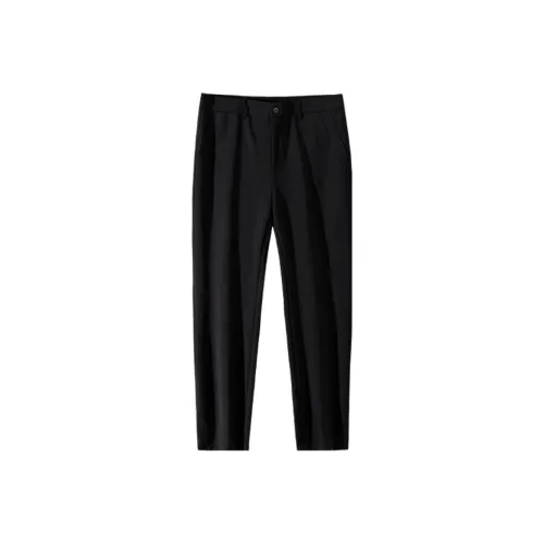 ANTA Все Погода Вязаные Тренировочные Брюки Мужские Основной Черный