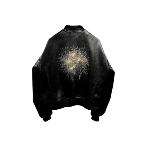 Undermycar FW24 Черная мужская кожаная куртка