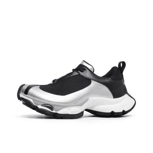 Hong Kong Meng Slip-Resistant Увеличение Высоты Низкие Кеды с Толстой Подошвой Унисекс